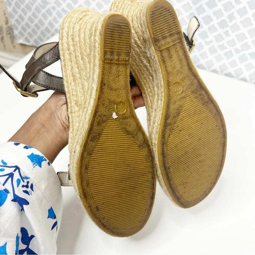 GUC Sundance Ankle Strap Espadrille Wedge Heel Sandal